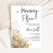 Mommy to Bee Wilflower赤ちゃんシャワー 招待状