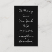 Mommy to: Pink Blue Kids Names Calling Card コーリングカード (裏面)