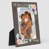 Mommy Woodの最も愛され素朴るフローラ写真 フォトプラーク (側面)