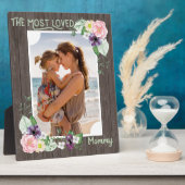 Mommy Woodの最も愛され素朴るフローラ写真 フォトプラーク (側面)