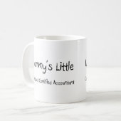 Mommysの小さいチャーターされた証明された会計士 コーヒーマグカップ (正面左)