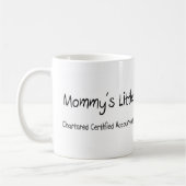 Mommysの小さいチャーターされた証明された会計士 コーヒーマグカップ (左)