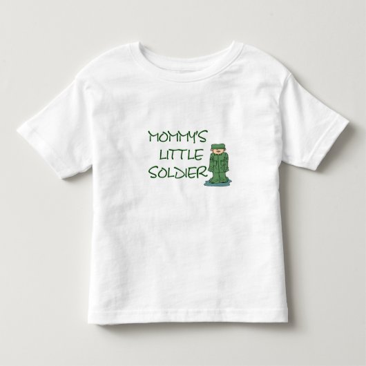 Mommysの小さい兵士 トドラーTシャツ (正面)
