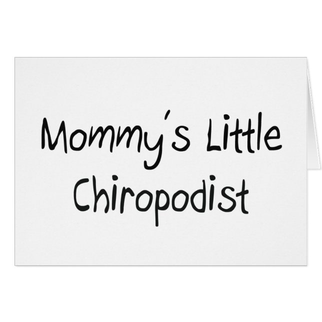 Mommysの小さいChiropodist (正面横)