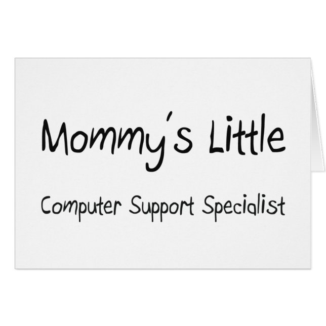 Mommys少しコンピュータサポート専門家 (正面横)