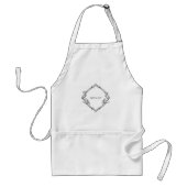 Mommy's Apron with Delicate Floral Design スタンダードエプロン (正面)