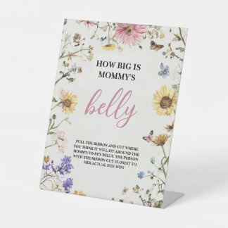 Mommy's Belly 8x10テーブルトップの大きさ 台座サイン