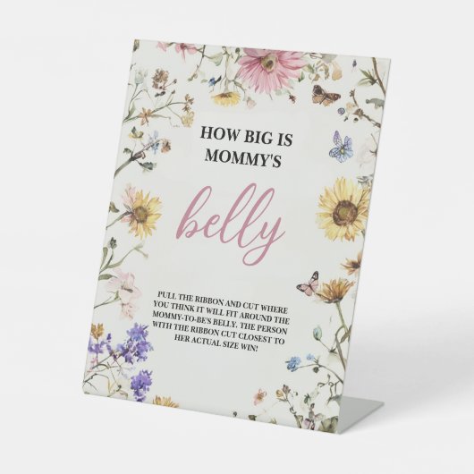 Mommy's Belly 8x10テーブルトップの大きさ 台座サイン (正面)