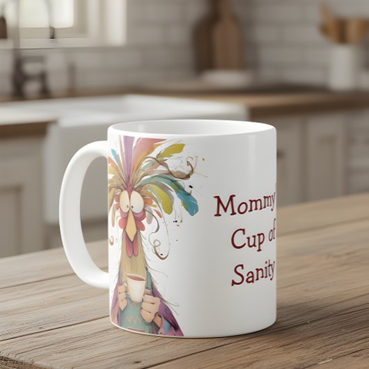 Mommy's Cup of Sanity Funny Mother's Day Mug コーヒーマグカップ