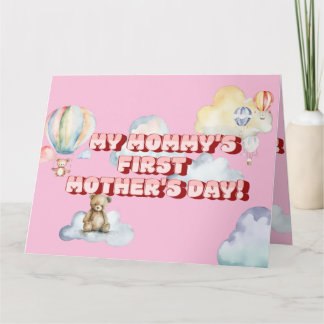 Mommy's First Mother's Day Greeting Card カード