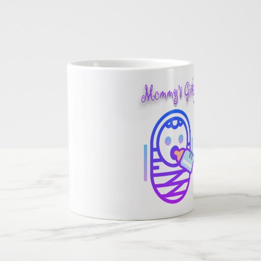 Mommy's Girl - Jumbo Mag ジャンボコーヒーマグカップ (正面)