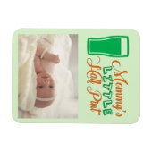 Mommy's Half Pint St. Patrick's Dayフォトマグネット マグネット (横)