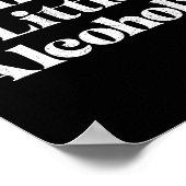 Mommy's Little Alcoholic Funny Drunk Mom Life Alco ポスター (角)