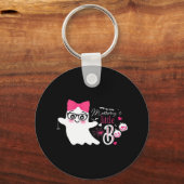 Mommys Little Boo Halloween Classic Design キーホルダー (正面)