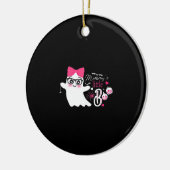 Mommys Little Boo Halloween Classic Design セラミックオーナメント (左)