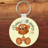 Mommy's Little Monkey - Boy Tシャツとギフト キーホルダー (正面)