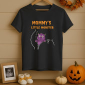 Mommys Little Monster Halloween Maternity Tシャツ