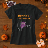 Mommys Little Monster Halloween Maternity Tシャツ