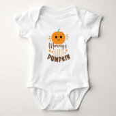 Mommy's Little Pumpkin Cute Baby ベビーボディスーツ (正面)
