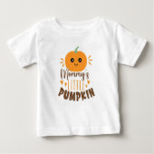 Mommy's Little Pumpkin Cute Baby ベビーTシャツ (正面)