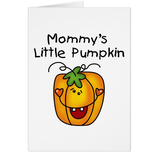 Mommy's Little Pumpkin Tシャツとギフト (正面)
