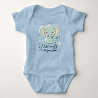 Mommy's Little Sunshine, CuteベビーBodysuiTシャツ ベビーボディスーツ