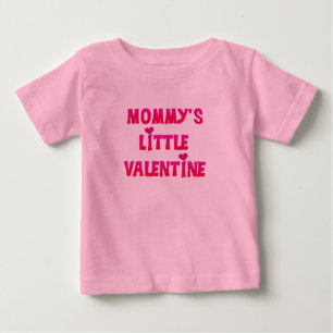 Mommy's Little Valentine Tシャツとプレゼント ベビーTシャツ