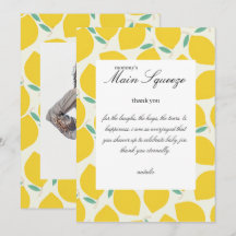 Mommy's Main Squeeze Lemon Citrus Baby Shower
