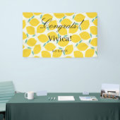 Mommy's Main Squeeze Lemon Citrus Baby Shower 横断幕 (トレードショー)