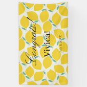 Mommy's Main Squeeze Lemon Citrus Baby Shower 横断幕 (縦)