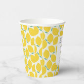 Mommy's Main Squeeze Lemon Citrus Baby Shower 紙コップ (右)