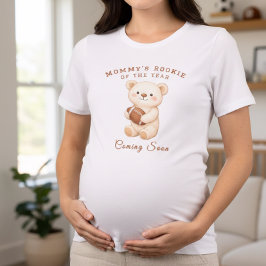 Mommy's Rookie of the Year Sporty Bear Football Tシャツ
