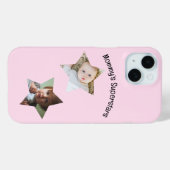 Mommy's Superstars パーソナライズされた Two Photo文字 Case-Mate iPhoneケース (裏面 (横))