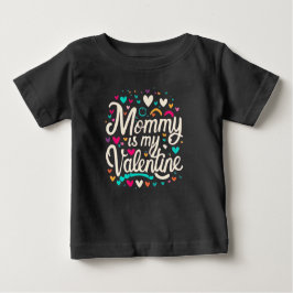 Mommy's Valentine ベビーTシャツ