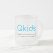 Momoの引用文のマグ フロストグラスマグカップ (正面右)