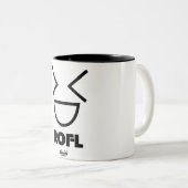 Momo部屋ROFLのマグ ツートーンマグカップ (正面右)