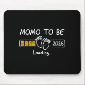 Momo To Be 2026 Loading Momo Est 2026  マウスパッド (正面)