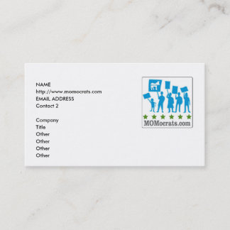 MOMocratsカードテンプレート 名刺