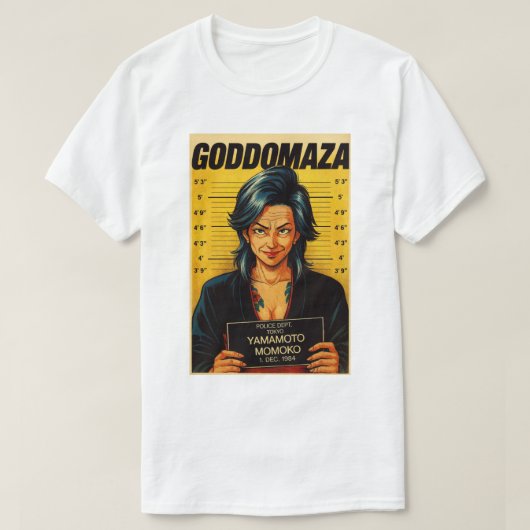 MOMOKO MUGSHOT VINTAGE TEE Tシャツ (デザイン正面)