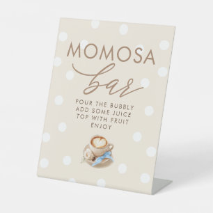Momosa Bar コーヒー ベビーシャワー テーブルサイン