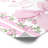 Momosa bar Pink Bow Love Shack Baby ポスター (角)