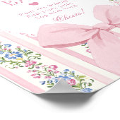 Momosa bar Pink Bow Love Shack Baby ポスター (角)