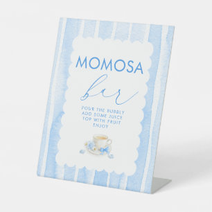 Momosa Tea Bar 男の赤ちゃんのお披露目会 テーブルサイン