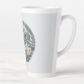 Mompreneurをテーマ カフェラテマグ (右)