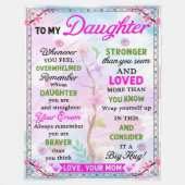 Momsの娘たちへの贈り物 フリースブランケット (正面)