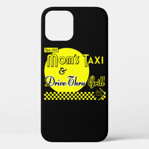 MomsタクシーとドライブスルーグリルレトロiPhoneケース iPhone 12ケース