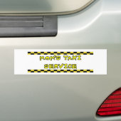 MOMSタクシーサービス バンパーステッカー (車上)