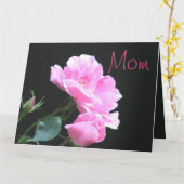 Momsデザイナー誕生日カード カード (黄色い花)