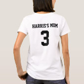 MOMSナンバー性能マイクロファイバーシャツ Tシャツ (裏面)