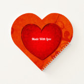 Mom'sレシピハートスパイラルノートブック ノートブック (裏面)